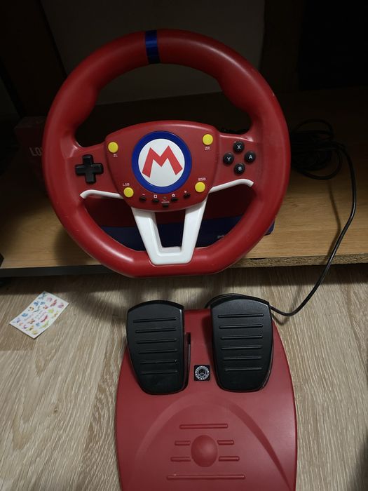 Ca nou. Volan gaming Mario kart racing wheel nintendo switch