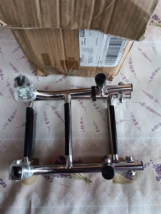 Scara din inox pentru ambarcatiuni pliabilă, 3 trepte