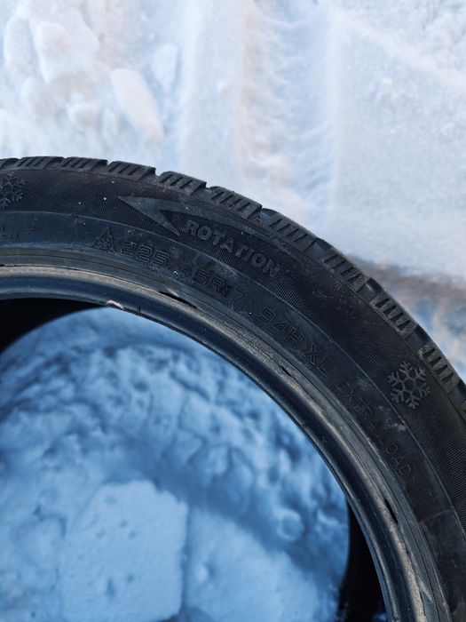 Шины зимние б/у без шипов
