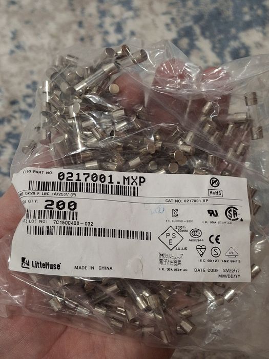 Предохранитель стеклянный