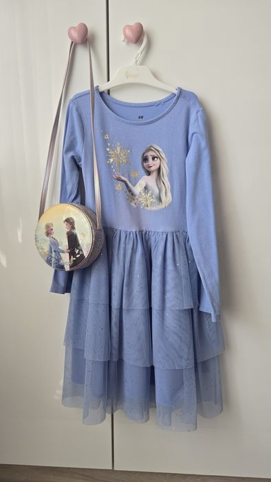 Rochiță ELSA /Frozen 110/116 + Geanta