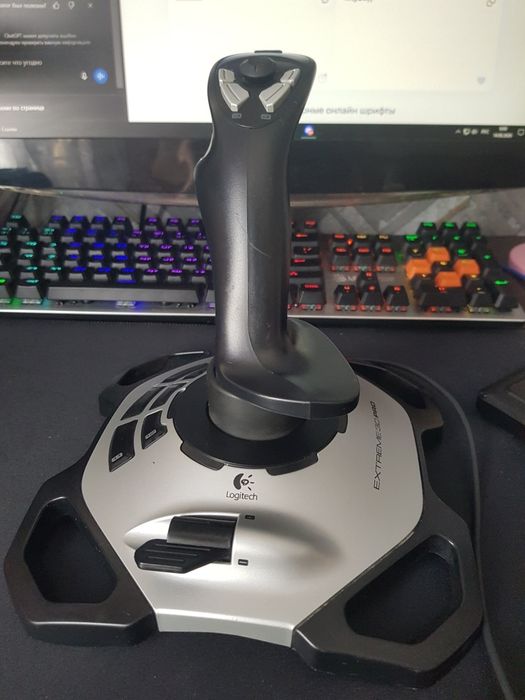 Джойстик, штурвал, Logitech extreme 3D pro
