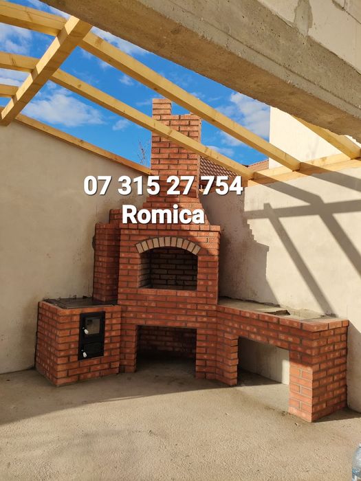 Grătare din cărămidă aparentă