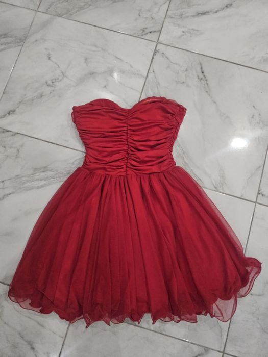 Дамска рокля с тюл