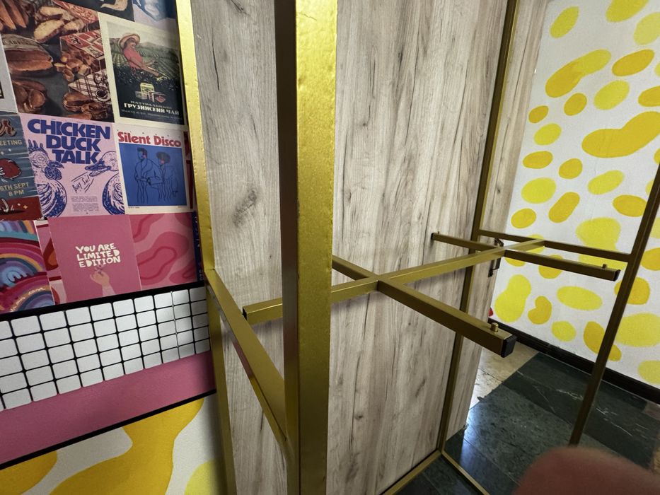 Рейл для одежды высота 215см