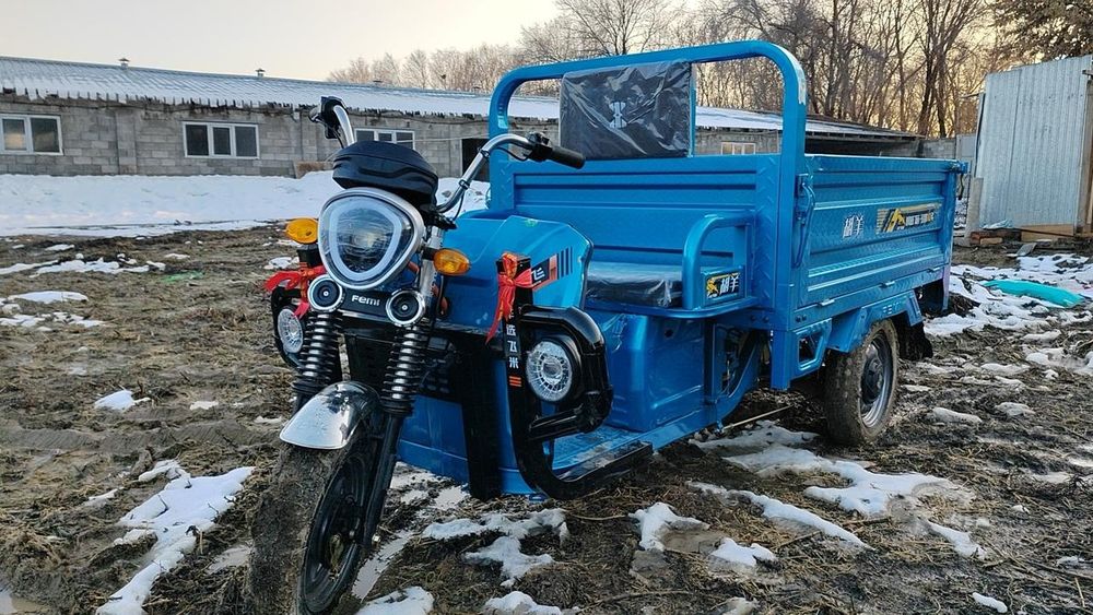 Трицикл бензин және электрлі