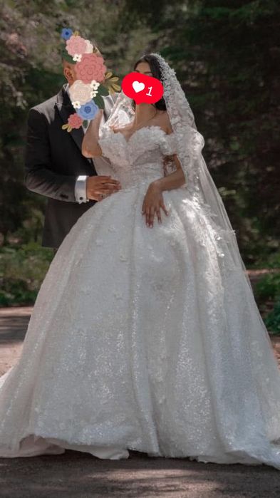 Булчинска рокля, без забележки, уникален модел!!!