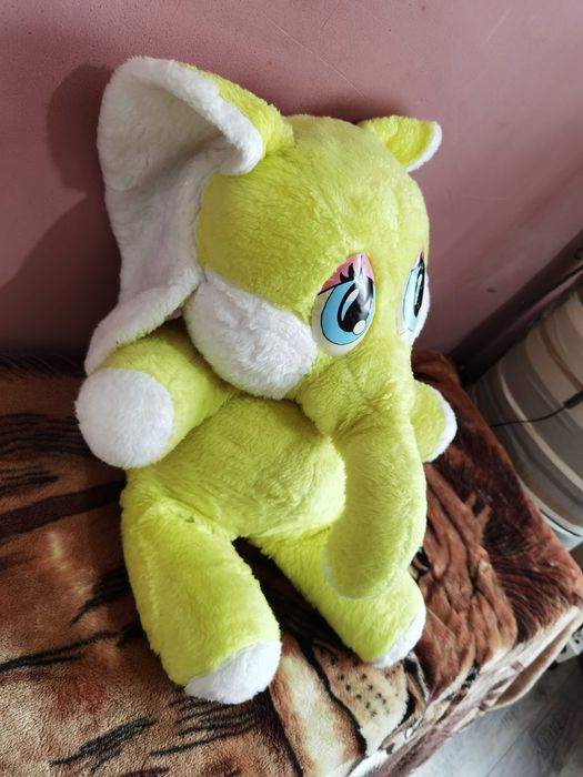 3 големи плюшени играчки-тигър, мечка и слон, може и поотделно