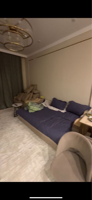 раскладной диван+кресло(7 подушек)