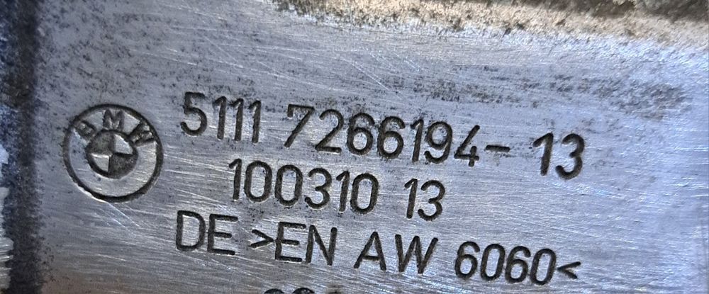 Метална основа за предна броня,греда за BMW F20*,F30*