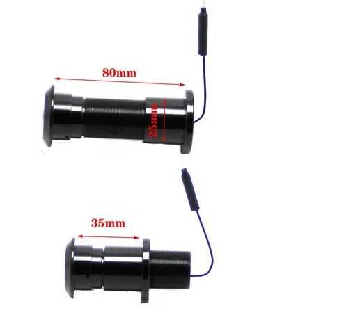 WiFi камера за шпионка на врата с нощно виждане v380 pro, onvif