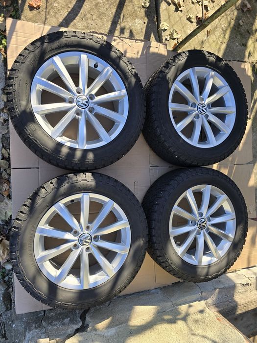 235 55 R 17 jante aliaj cu cauciucuri de iarna DOT 2023 ~ 5 x 112 ET43