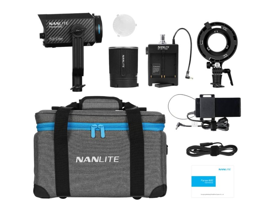 Постоянно осветление Nanlite 60C RGBLAC  + батерии + softbox