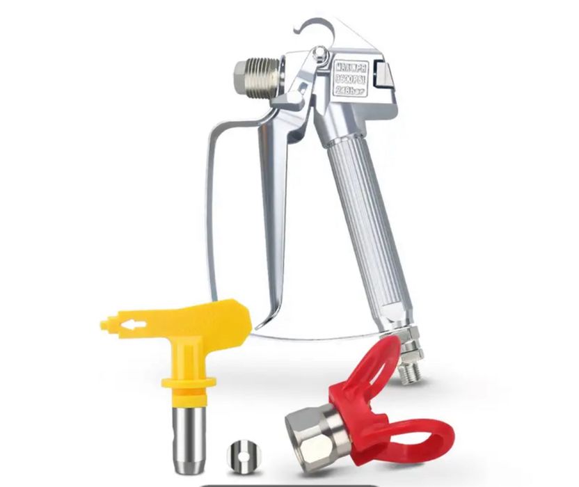Пистолет за безвъздушно боядисване с държач и дюза Graco,Wagner!