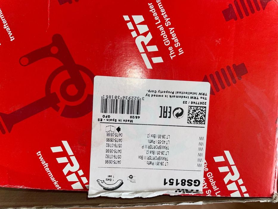 Set saboti frana VW LT / Transporter