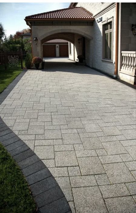 Укладка брусчатки