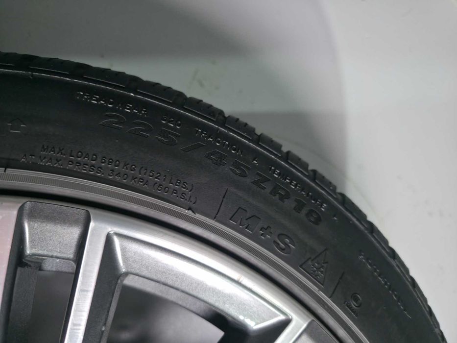 4 Roti Jante + Anvelope M+S 4Sezoane - 225/45/18 5x112 - OEM BMW Seria 3 G20 G21 / Seria 4 G22 - M-Pack + Senzori Presiune OEM BMW !