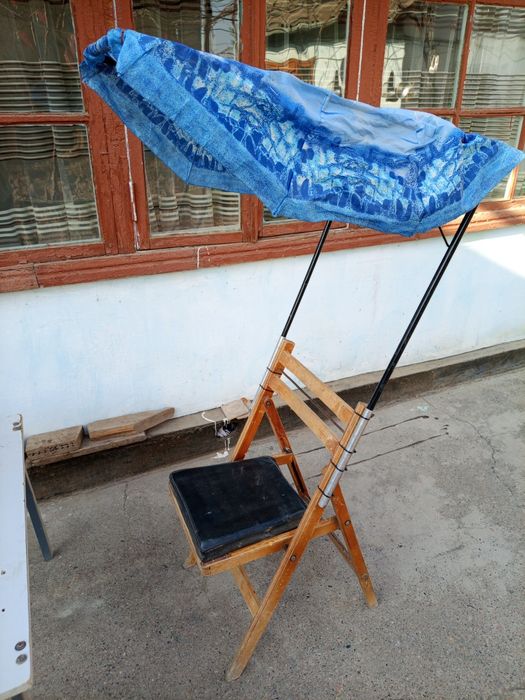 Складной стол со стулом