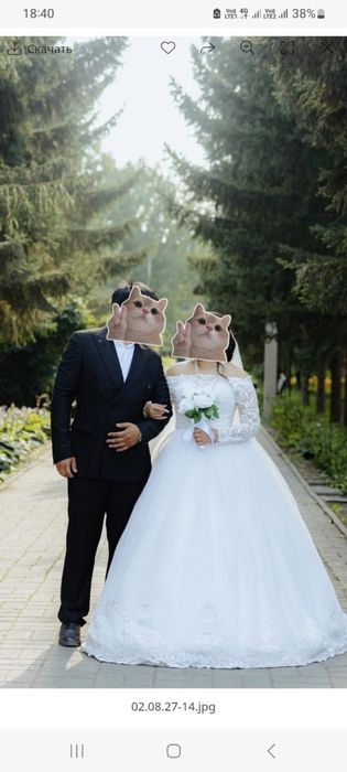 свадебное платье и кыз узату