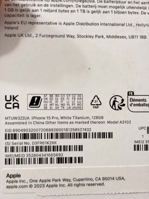 iphone 15 pro 256gb