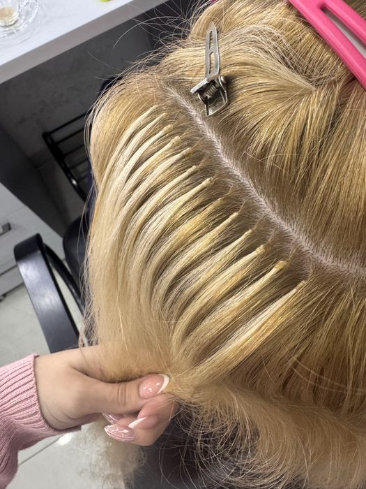 Професианальное наращивание волос