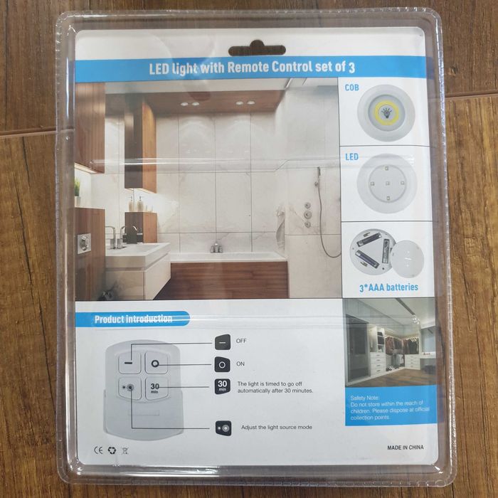 Безжични LED светодиодни лампи с дистанционно управление