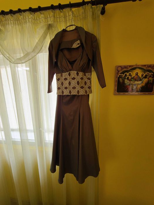 Rochie seara+haina de blana