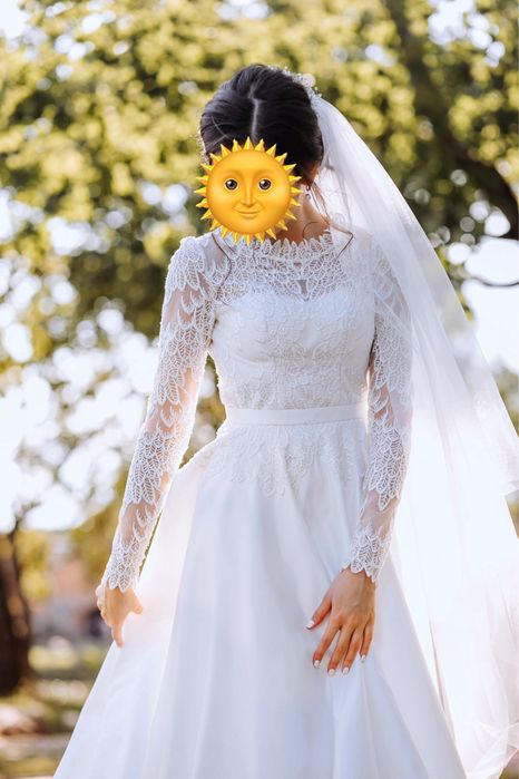 Свадебное платье от московского дизайнера