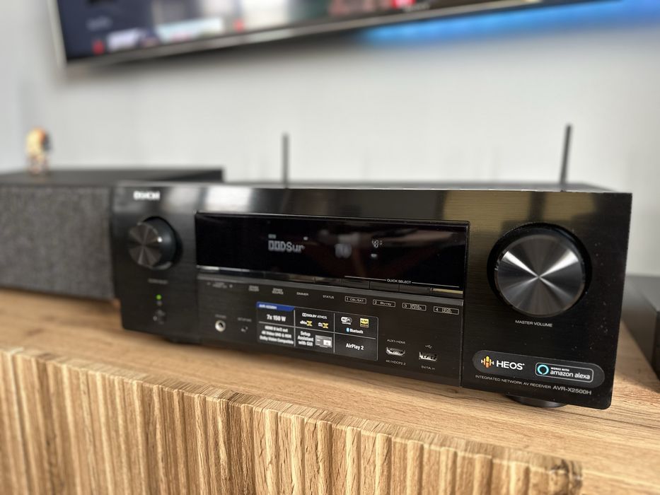 Denon AVR-X2500H 7.2 канален 4k ultra hd wi-fi heos