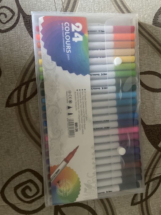 Фломастеры двусторонние