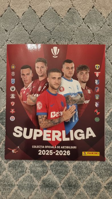 Album Panini Superliga 2025 2026 Mint/nou, stickere nelipite