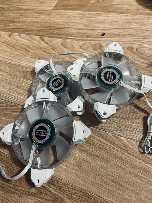 КУЛЛЕР RGB 3шт 6пин