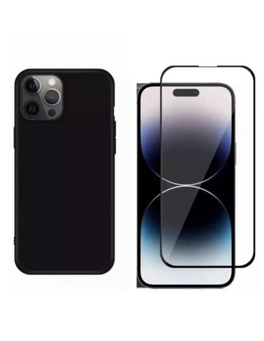 Husa Safe Case+Folie Sticla Tempo Iphone 14/15/16E/17/18 PRO MAX PLUS AIR