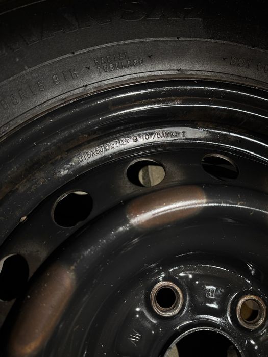 Шины 185/65/15 5 шт с дисками 5x114.3