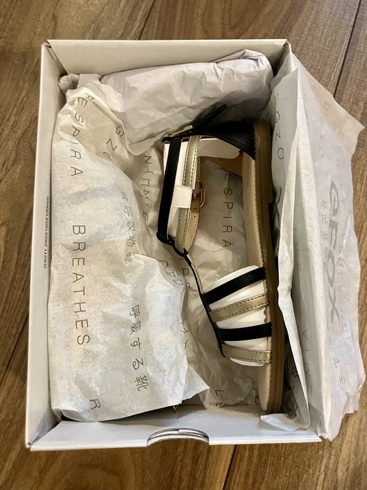 Детски сандали Geox Karly black/platinum