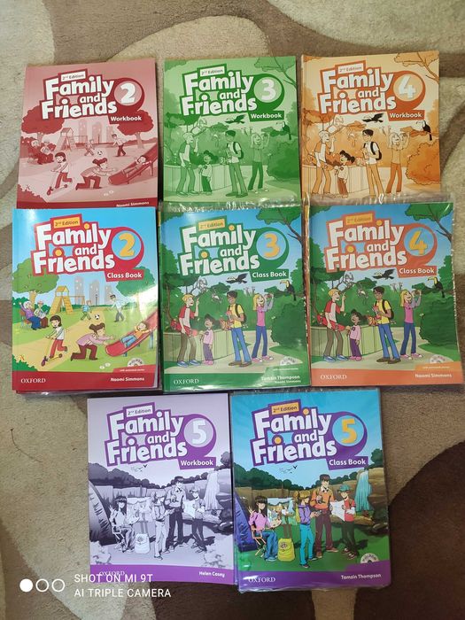 Книги Family and Frends 2,3,4,5