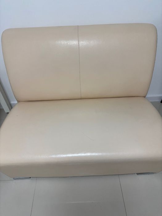 Канапе двойка, кожено