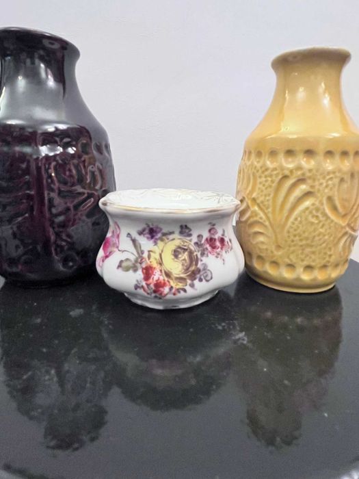 Set 3 piese w germania doua Scheurich si una Meissen bibelouri bibelou