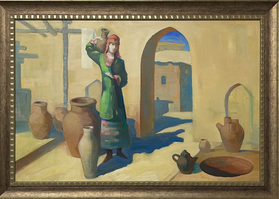 Картины  Аканаев А , Санталов В, Назаркул, З.Тусипова