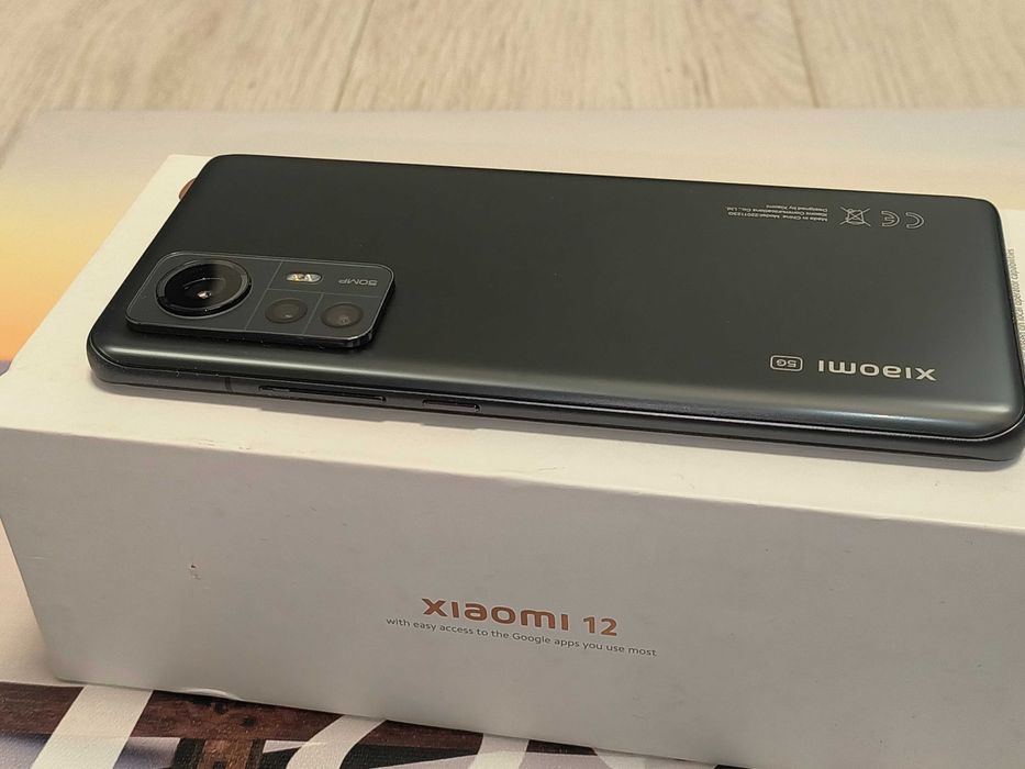 Xiaomi mi 12 5g 8ram 128gb gray burn