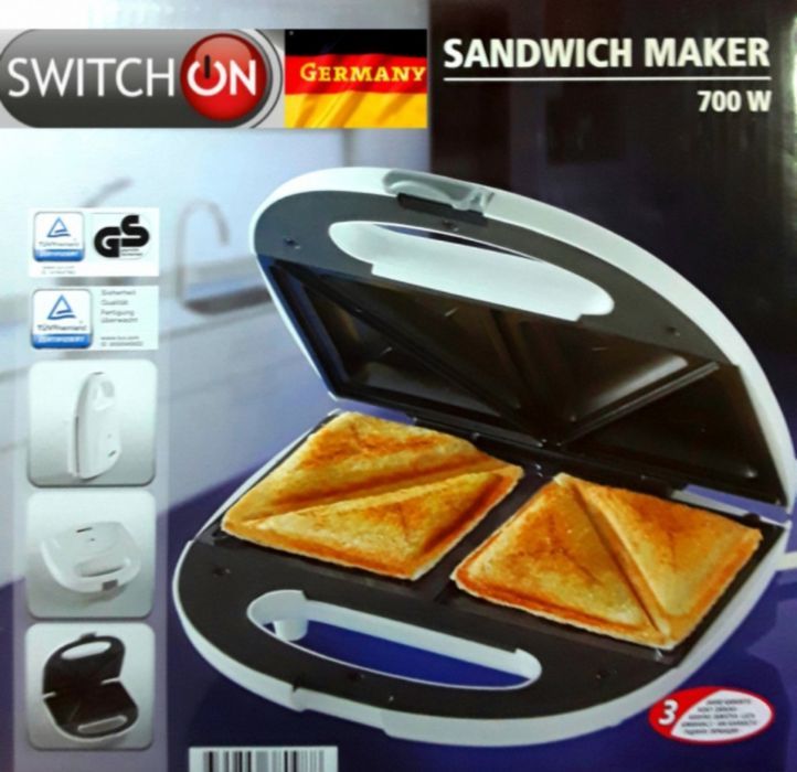 SANDWICHMACKER SWICHON (Germania) 700 W cu termostat - NOU - 50 Lei