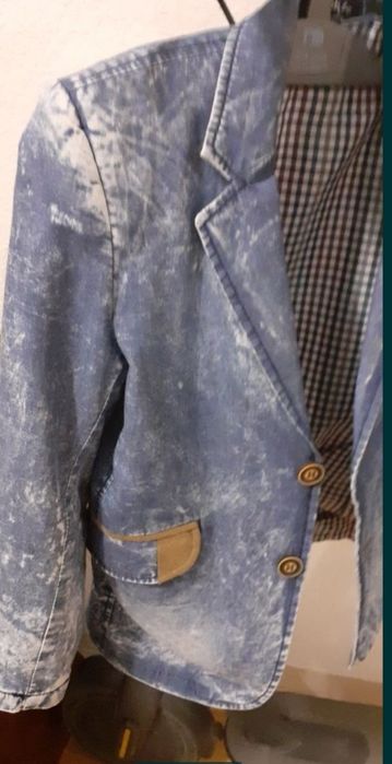 Джинсовый пиджак детский