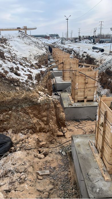 Фундамент, монолитные работы