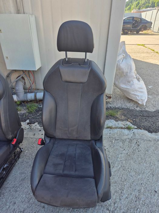 Interior S Line Audi A4 B9 2017 piele cu alcantara incalzire