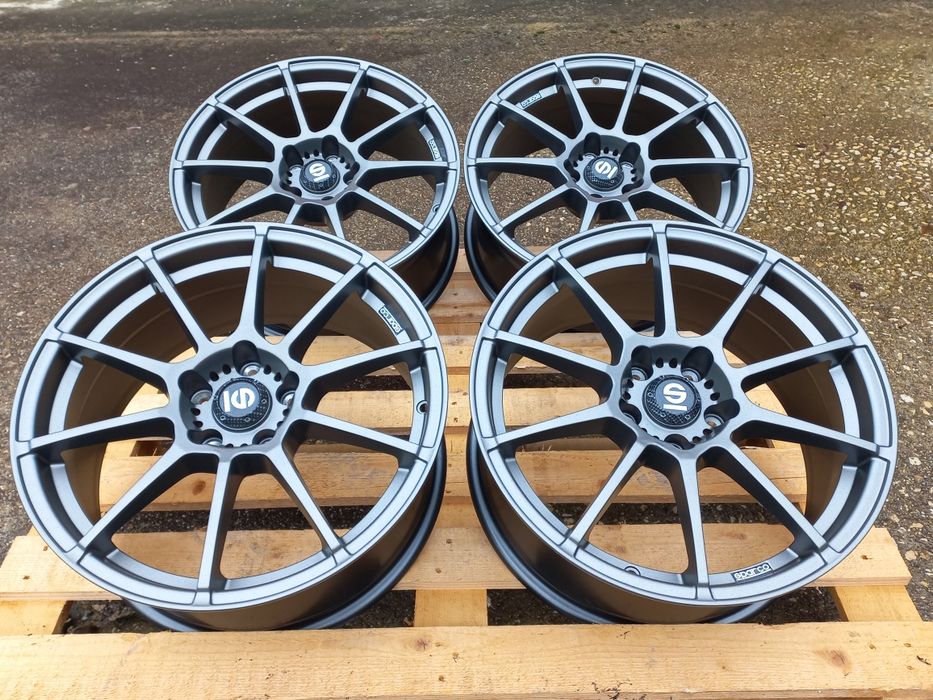 18"5×114.3 Sparco Gara Гънметал Мат 8j et35 Honda Mitsubushi Toyota Maz
