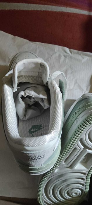 Adidasi Nike Air Force 1 Shadow - Verde/Alb