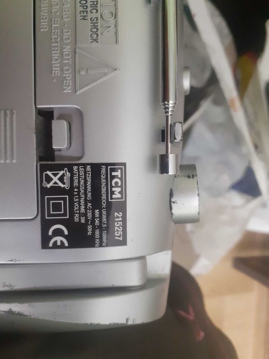 radio analogic portabil TCM Germania