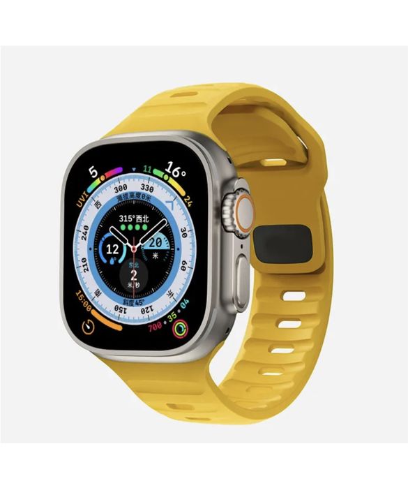 Curea HUSA DirectMobile Holls Silicon Fin Compatibila Ceas Apple Watch