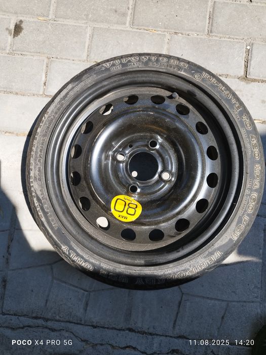 Резервна гума патерица Нисан Микра .105/70/14