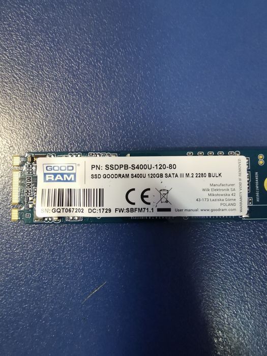 ssd 120gb M.2 Sata